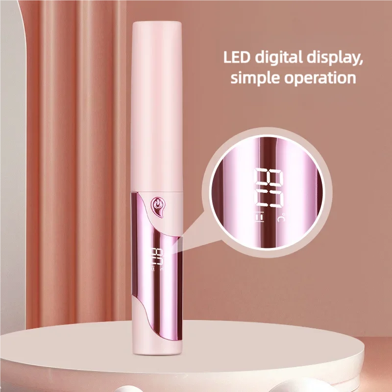 Electric Heated Eyelash Curler LED Digital Display with Temperature Control Long Lasting Curl Setter Portable Beauty Tool
