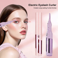 Electric Heated Eyelash Curler LED Digital Display with Temperature Control Long Lasting Curl Setter Portable Beauty Tool